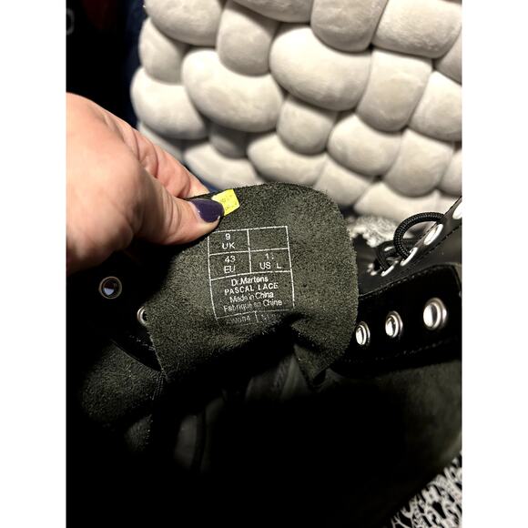 RARE Dr Martens Pascal Henna Lace Boot Size 11/EU 43 - Picture 6 of 6